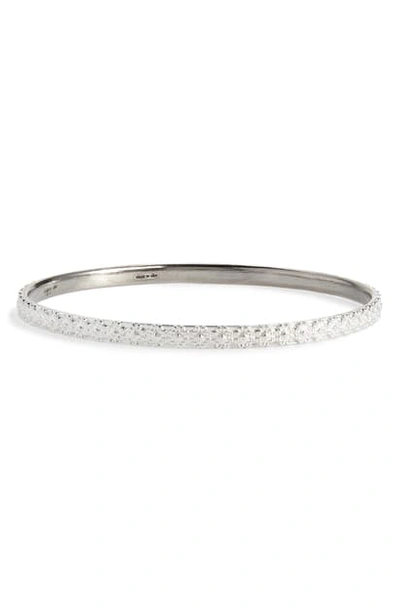 Shop Armenta New World Carved Bangle In Silver