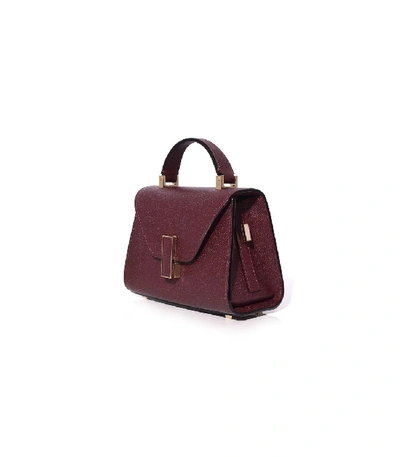 Shop Valextra Iside Micro Bag In Amaranto In Brown