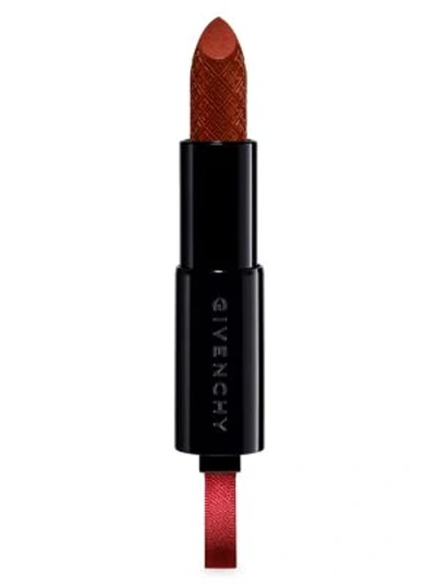 Shop Givenchy Red Line Holiday 2019 Rouge Interdit Satin Lipstick In Thrilling Brown