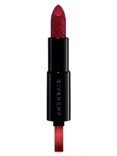 Shop Givenchy Red Line Holiday 2019 Rouge Interdit Satin Lipstick In Bold Red