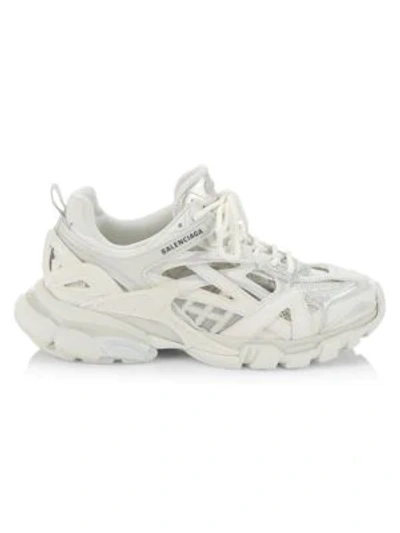 Shop Balenciaga Track.2 Sneakers In White