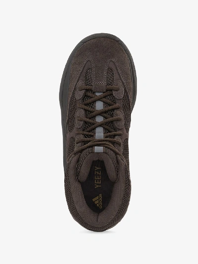 Adidas Originals Adidas Yeezy Brown High Top Suede Desert Boot Sneakers In Brown