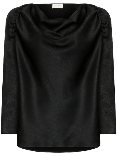 Shop Lemaire Cowl In 999 Black