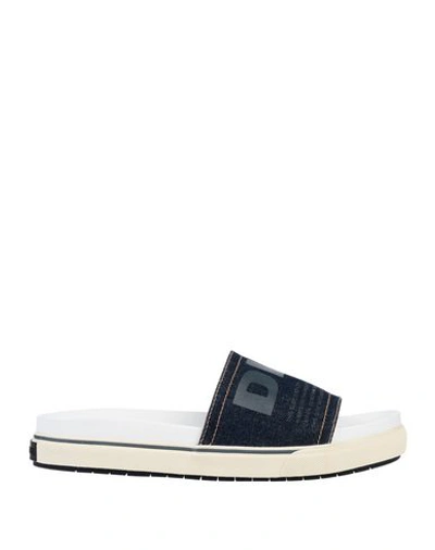 Shop Diesel Sandals In Blue