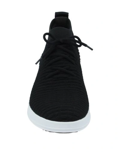 Shop Fitflop Man Sneakers Black Size 10 Textile Fibers