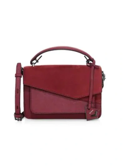 Shop Botkier Women's Cobble Hill Leather Satchel In Burgundy