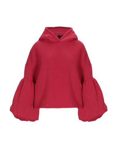 Shop Weili Zheng Sweatshirts In Red