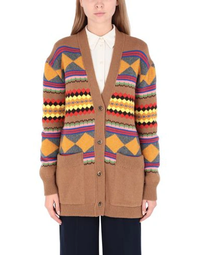 Shop Alexa Chung Cardigans In Camel