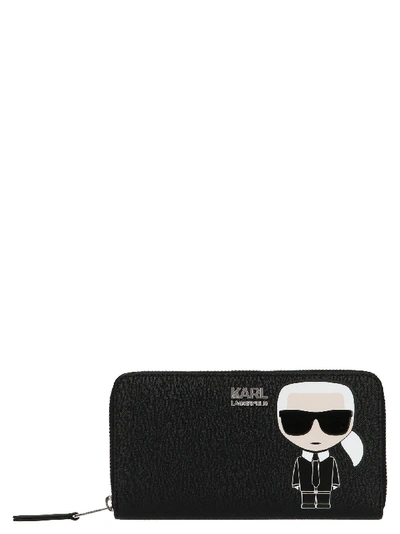 Shop Karl Lagerfeld Black Wallet