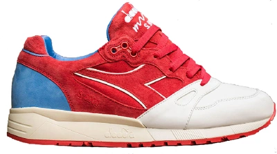 Pre-owned Diadora S8000 Bait Where's Wally In Carmine Red