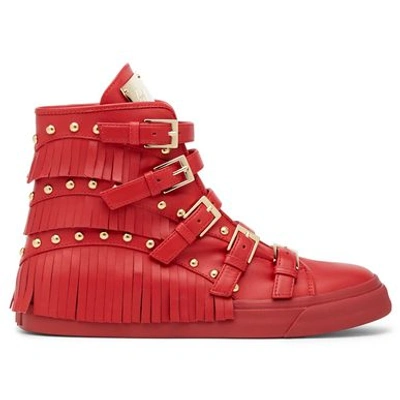 Shop Giuseppe Zanotti Amber Sneakers In Red