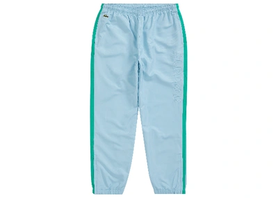 Pre-owned Supreme Lacoste Track Pant (fw19) Light Blue