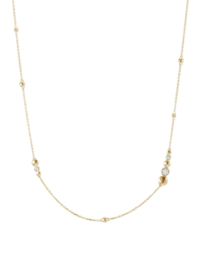 Shop John Hardy 'dot' Diamond 18k Yellow Gold Station Necklace