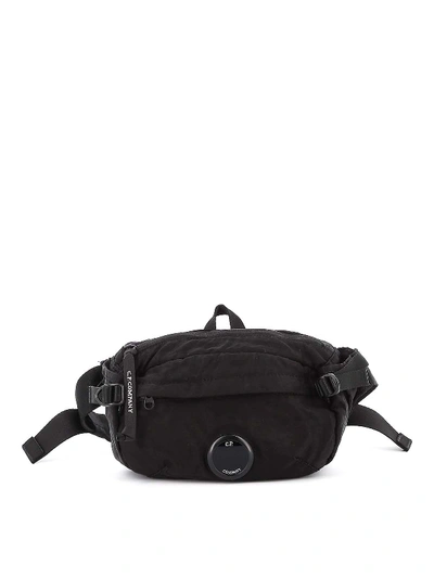Shop C.p. Company Black Nylon Belt Bag