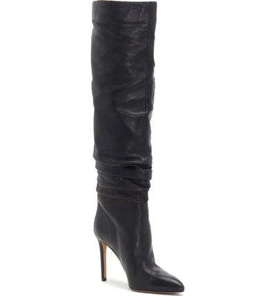 Shop Vince Camuto Kashiana Boot In Black/black Leather