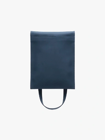 Shop Jacquemus Blue Le Sac Murano Leather Belt Bag