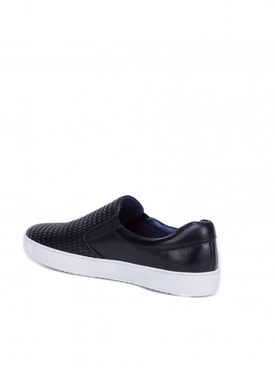 Shop Robert Graham Men's Dion Slip On Sneaker In Black Size: 13 By