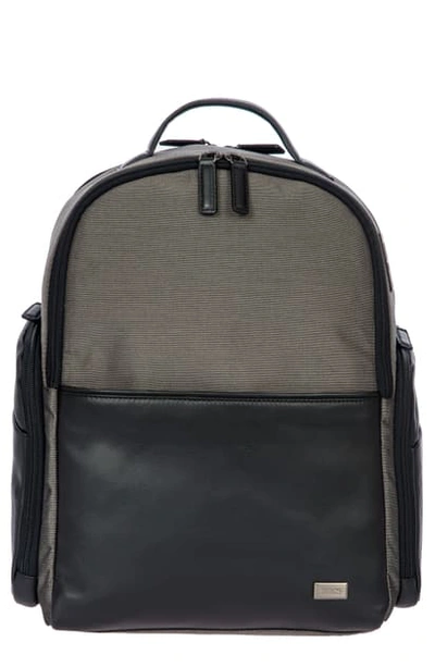 Shop Bric's Monza Medium Backpack - Grey In Grey/ Black