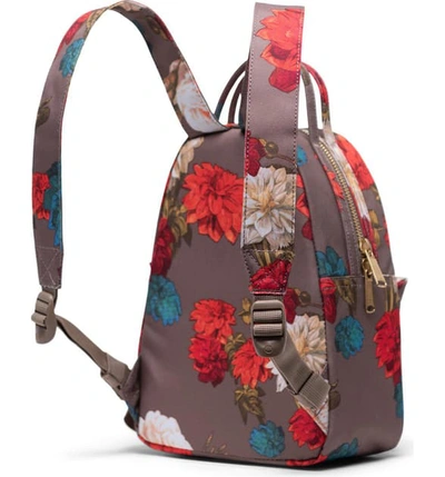 Shop Herschel Supply Co Mini Nova Backpack In Vintage Floral Pine Bark