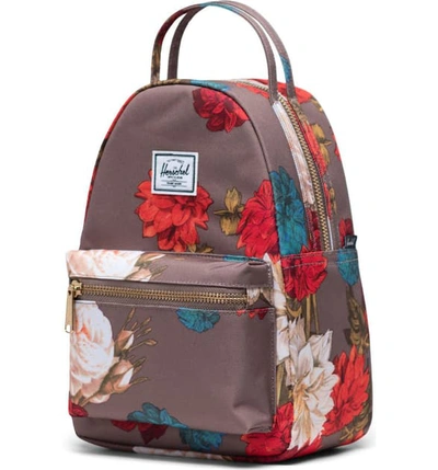 Shop Herschel Supply Co Mini Nova Backpack In Vintage Floral Pine Bark