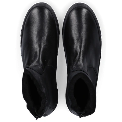 Shop Agl Attilio Giusti Leombruni Ankle Boots D925510 Smooth Leather Black