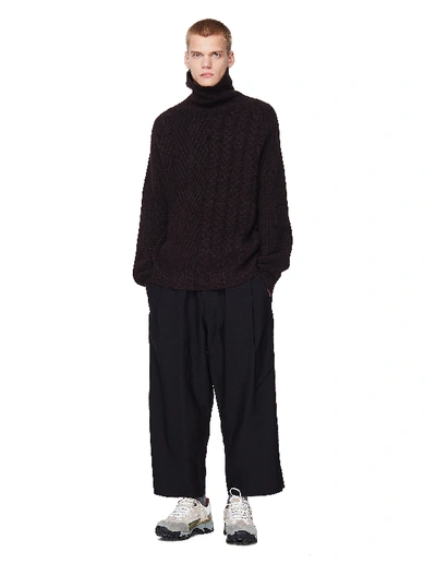 Shop Haider Ackermann Brown Cashmere Invidia Turtleneck Sweater