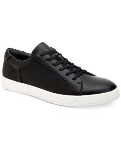 Shop Calvin Klein Men's Bowyer Diamond Sneakers Men's Shoes In Black