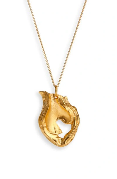 Shop Alighieri Spellbinding Amphora Necklace In Gold Plated