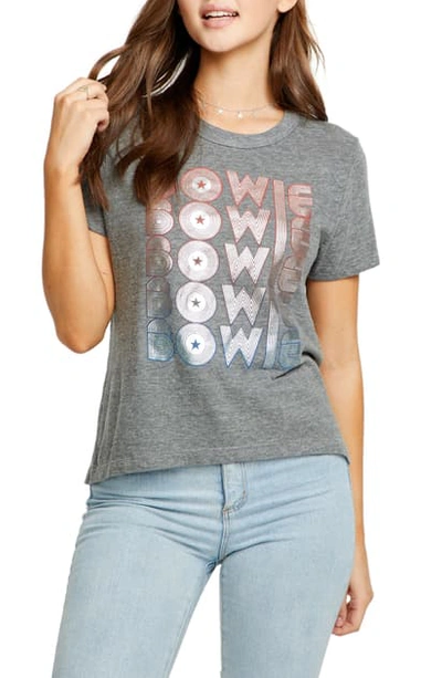Shop Chaser David Bowie Superstar Tee In Streaky Grey