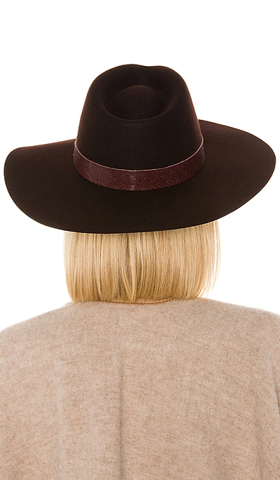 Shop Rag & Bone Kacy Fedora In Merlot