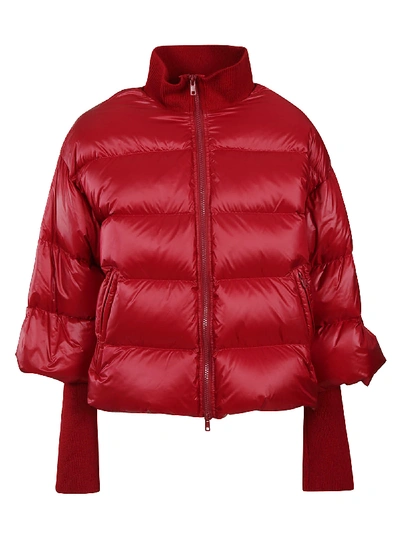Shop Red Valentino Padded Down Jacket In Lacca