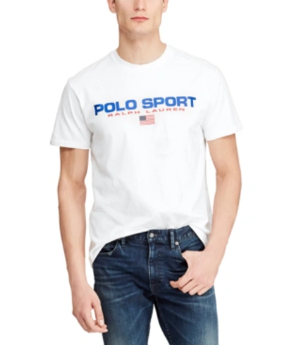 Shop Polo Ralph Lauren Polo Sport Ralph Lauren Men's Big & Tall Classic Fit T-shirt In White