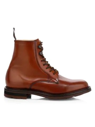 Shop Church's Wootton Lace-up Leather Boots In Brandy