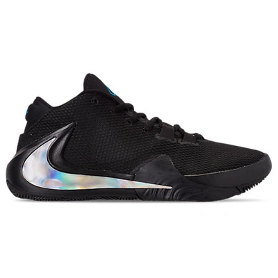 Shop Nike Men's Zoom Freak 1 Basketball Shoes In Black