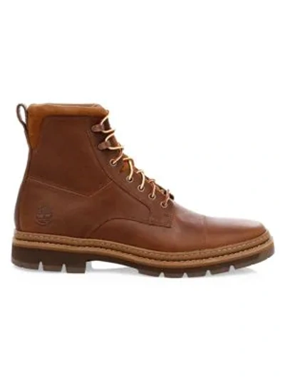 Shop Timberland Boot Company Men's Port Union Waterproof Leather Insulated Boots In Brown