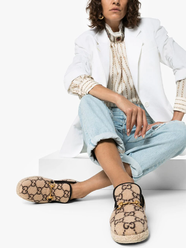 gucci gg wool loafer