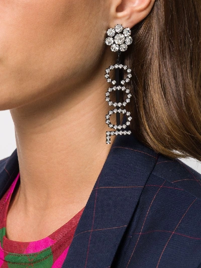 Shop Ashley Williams Cool Earrings In Black