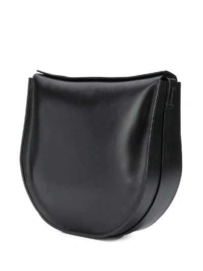 Shop Aesther Ekme Saddle Hobo Shoulder Bag In Black