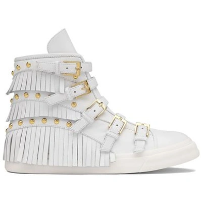 Shop Giuseppe Zanotti Amber Sneakers In White