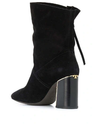 Shop Tory Burch Pointed Toe Boots In Black