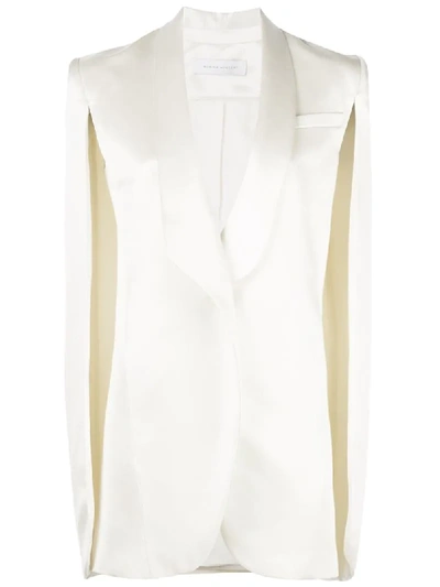 Shop Marina Moscone Jape Blazer In White