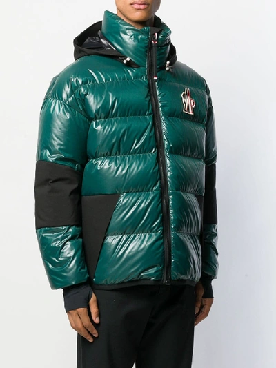 Shop Moncler Gollinger Down Jacket In Green