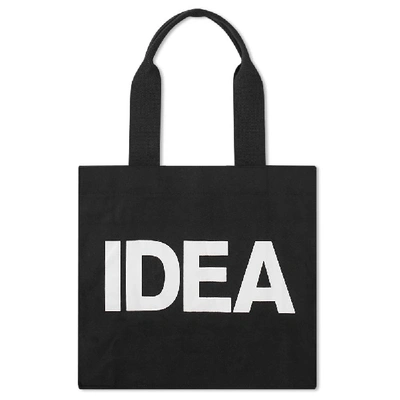 Shop Idea Tonight Tote Bag & Pin Badges In Black