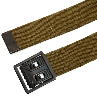 Shop The Real Mccoys The Real Mccoy's Web Belt In Green