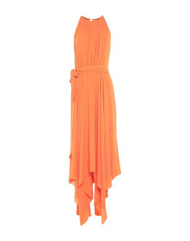 halston orange dress