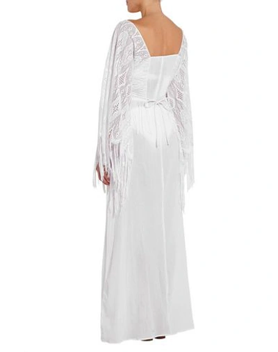 Shop Miguelina Long Dress In White