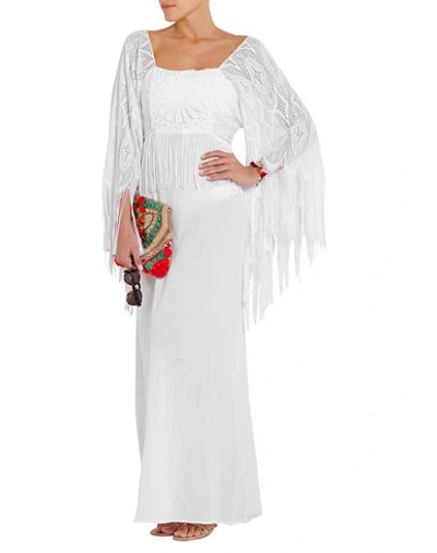 Shop Miguelina Long Dress In White