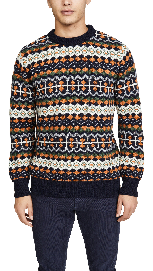 Far Afield Fair Isle Knit Sweater In Multi | ModeSens