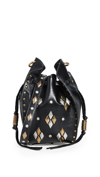 Shop Isabel Marant Radja Bag In Black/dore