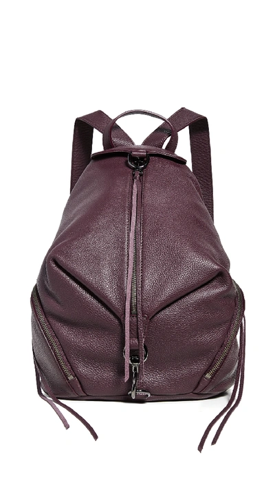 Shop Rebecca Minkoff Julian Backpack In Currant